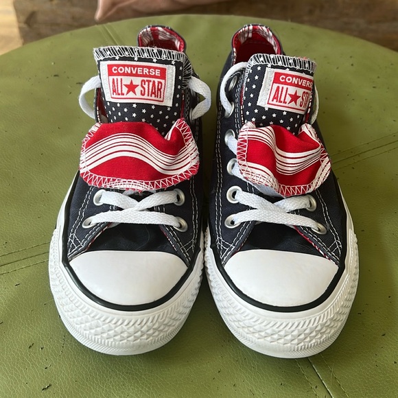 Converse Shoes - Red, White and Blue Converse